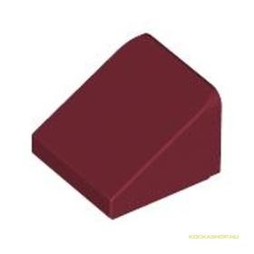 Sötét piros 1X1X2/3 Tetőelem