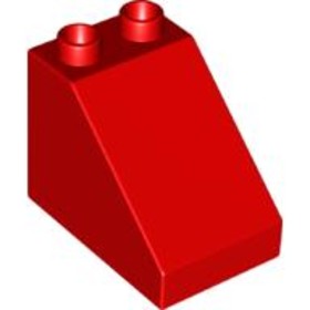 DUPLO Piros 1x3x2 Cserép Elem