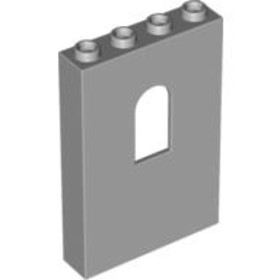 Világos kékesszürke 1X4X5 Ablakos Fal Elem