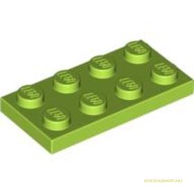 Lime színű 2X4 Lapos Elem