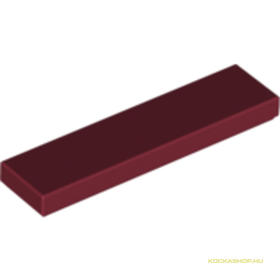 Sötétpiros 1x4 Csempe