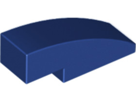 Sötétkék 1x3 Íves Elem