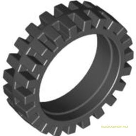 Fekete 24X7Mm Gumikerék