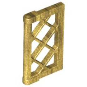 Gyöngyház aranya 1X4X3 Rácsos Spaletta