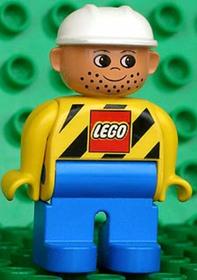 DUPLO építőmunkás sárga felsőben