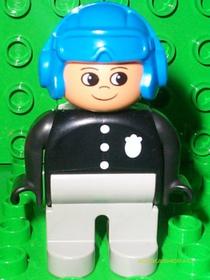 DUPLO Rendőr pilóta sisakkal