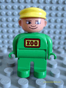 DUPLO Állatgondozó zöld ruhában