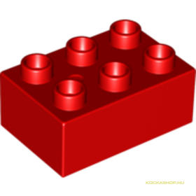 Piros 2x3 DUPLO Kocka