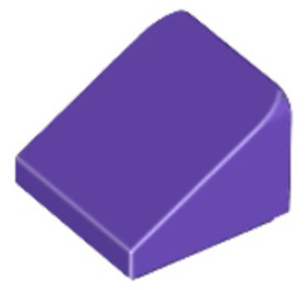 Sötétlila 1X1X2/3 Tetőelem