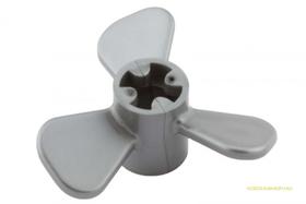 Gyöngyházfényű szürke Propeller 3 Éllel, 3 Átmérő