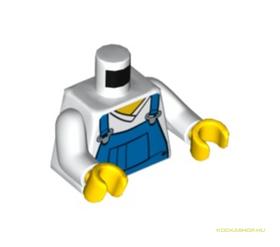 Fehér Minifigura Felsőrész Farmeres