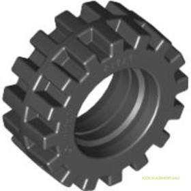 Fekete 15X6 Gumikerék