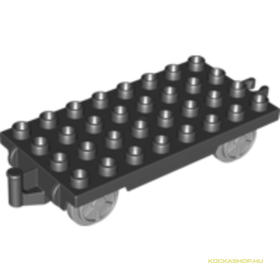 Fekete 4X8 DUPLO Vonat Alap