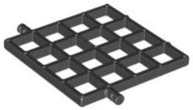 Fekete 4x4 DUPLO Csapdaajtó Rács (használt)