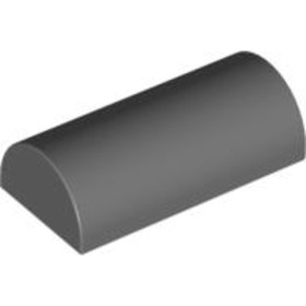 Sötét Kékesszürke 2X4X1 Félhenger Tetőelem