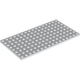 Fehér 8x16 Lapos Elem