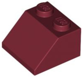 Sötétpiros 2X2/45° Elem