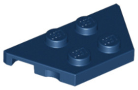 Sötétkék 2X4X18° Lapos Sarokelem