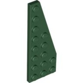 Sötétzöld 3X8 Lapos Jobboldali Elem