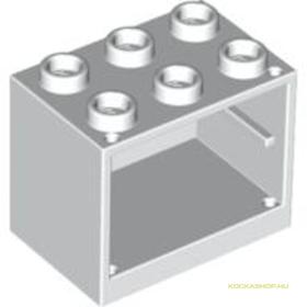 Fehér 2X3X2 Szekrény Elem