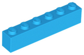 Sötét azúr 1X1X6 Elem