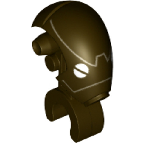 LEGO® Alkatrészek (Pick a Brick) 4653821 - Sötétbarna Kommando Droid Fej