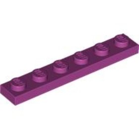 Magenta 1X6 Lapos Elem