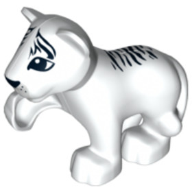 Fehér DUPLO kis tigris