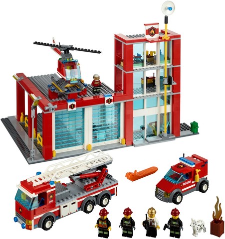 LEGO® City 60004 - Tűzoltóállomás