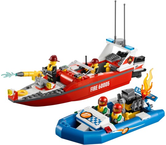LEGO® City 60005 - Tűzoltó csónak