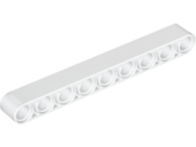Fehér technic emelőkar 1x9 9M 