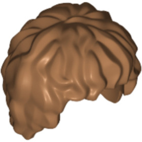 Közép Testszín Minifigura Haj