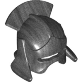 Sötét Gyöngyházszürke Minifigura Sisak