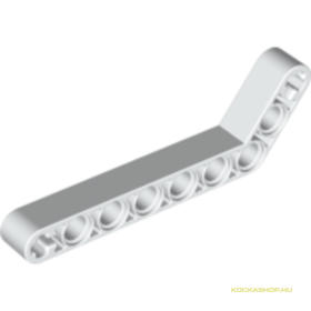 Fehér Technic 1x9 (7-3) elem