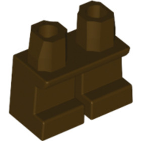 Sötétbarna Minifigura Alsórész Mini