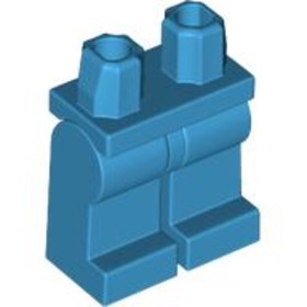 Sötétazúr Minifigura Alsórész