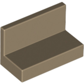 Sötétbézs 1X2X1 Fal Elem