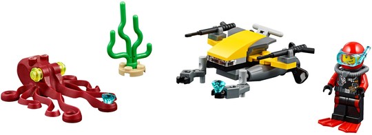 LEGO® City 60090 - Mélytengeri búvárrobogó