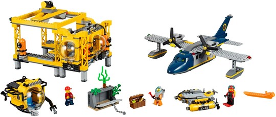 LEGO® City 60096 - Mélytengeri irányító bázis
