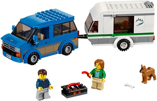 LEGO® City 60117 - Furgon és lakókocsi