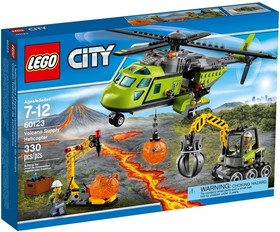 LEGO® City 60123 - Vulkánkutató szállítóhelikopter