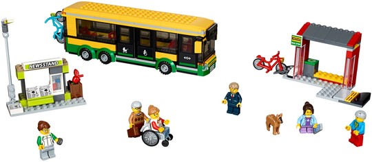 LEGO® City 60154 - Autóbusz állomás