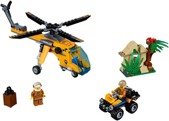 LEGO® City 60158 - Dzsungel teherszállító helikopter