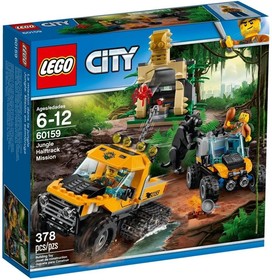 LEGO® City 60159 - Dzsungel küldetés félhernyótalpas járművel