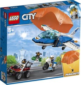LEGO® City 60208 - Légi rendőrségi ejtőernyős letartóztatás