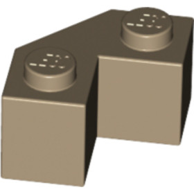 Sötét cserszínű  2x2/45° Elem