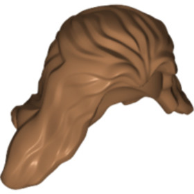 Közepes Testszín Hosszú minifigura haj