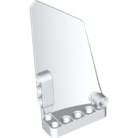 Fehér 5x11 Technic Bal Oldali Panel