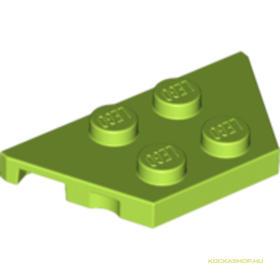 Lime színű 2X4X18° Lapos Sarokelem