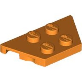 Narancssárga 2x4 Lapos Ékelem
